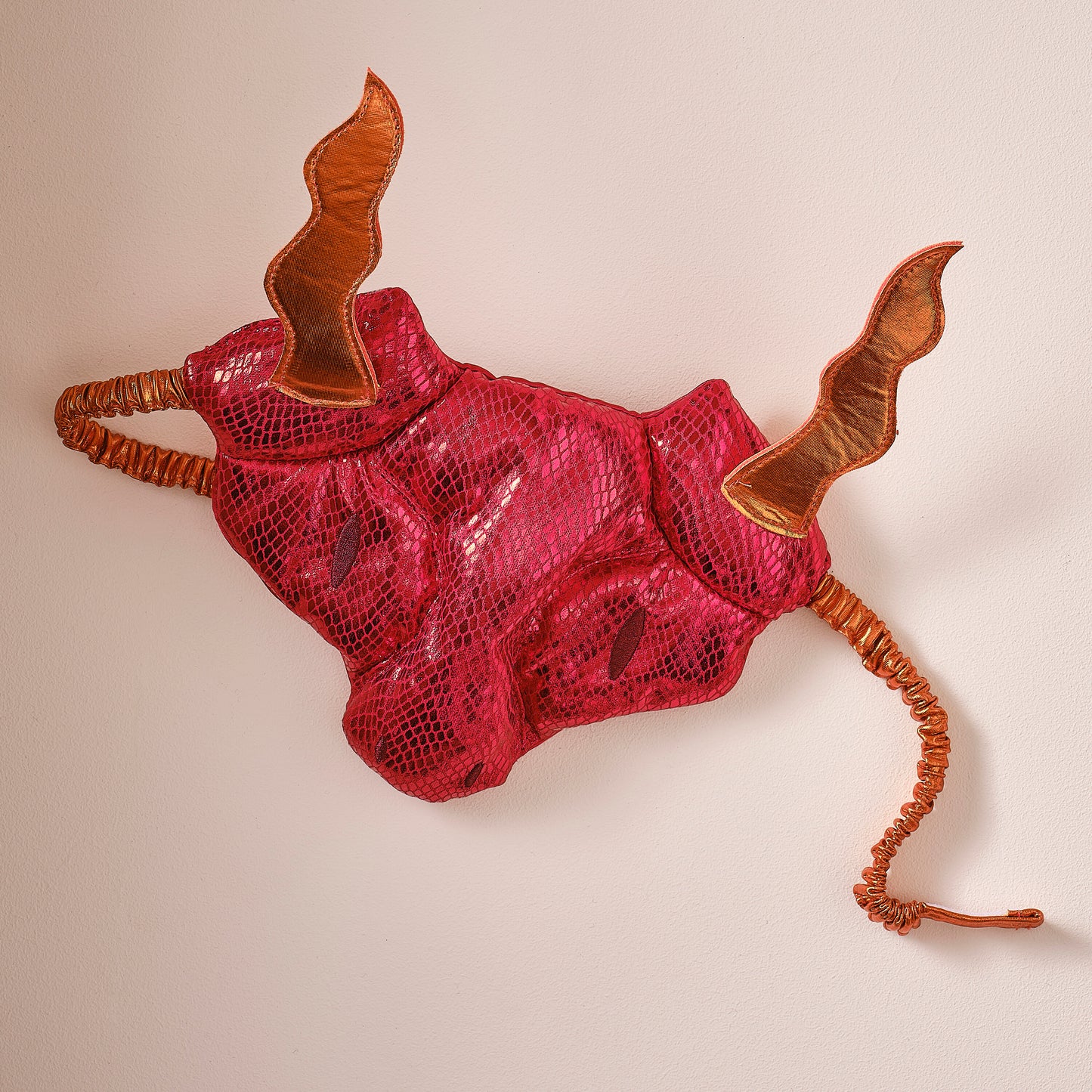 Red Dragon Costume Mask