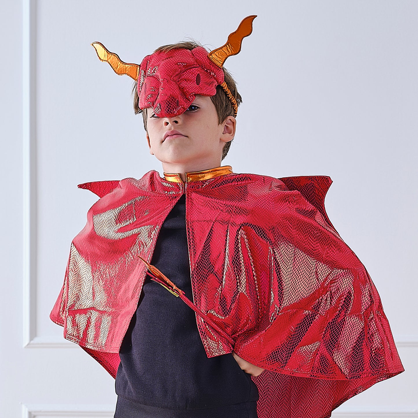 Red Dragon Costume Mask