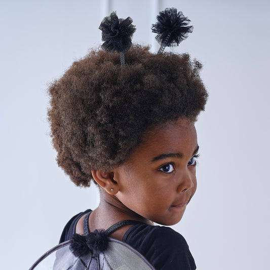 Black Pom Pom Bumble Bee Headband