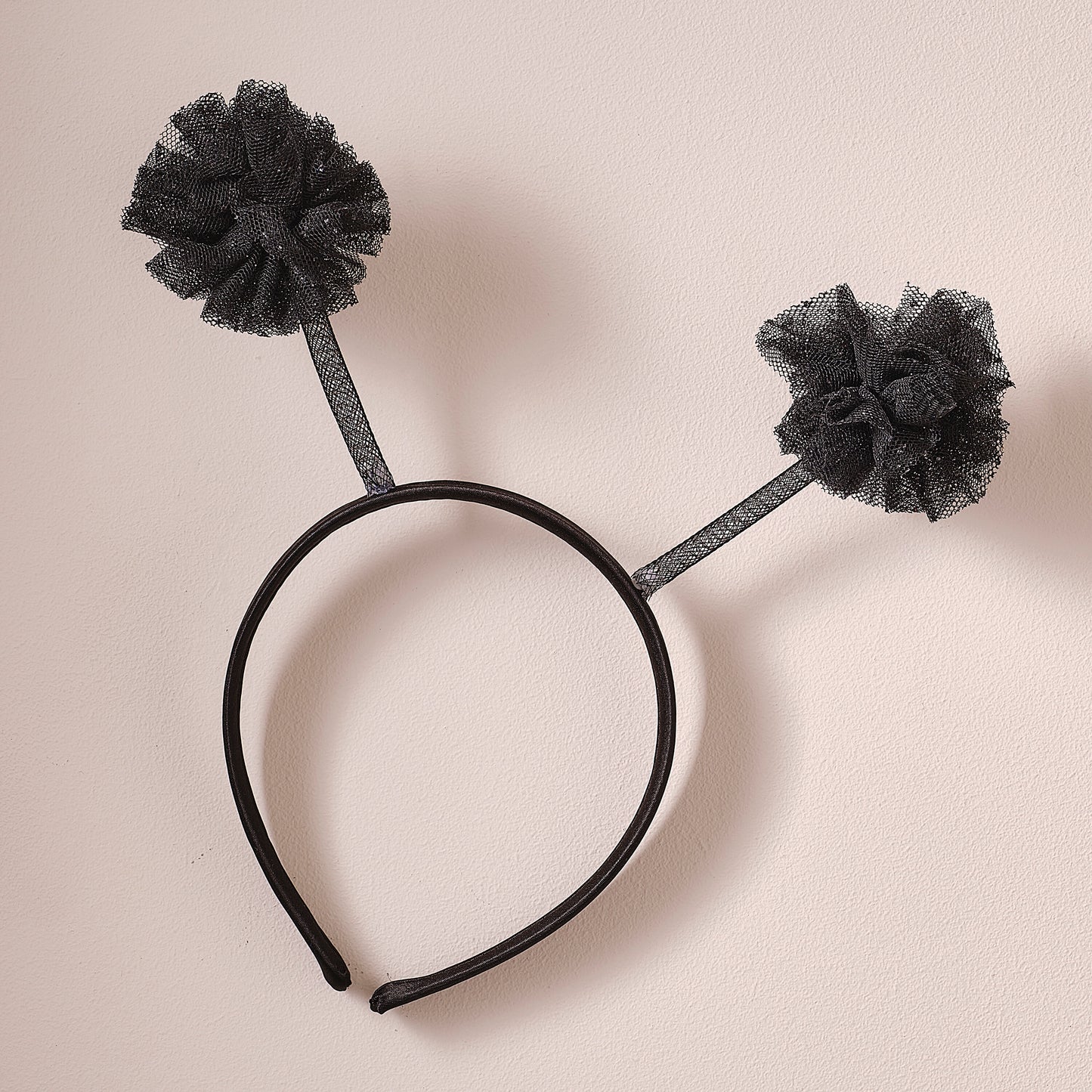 Black Pom Pom Bumble Bee Headband