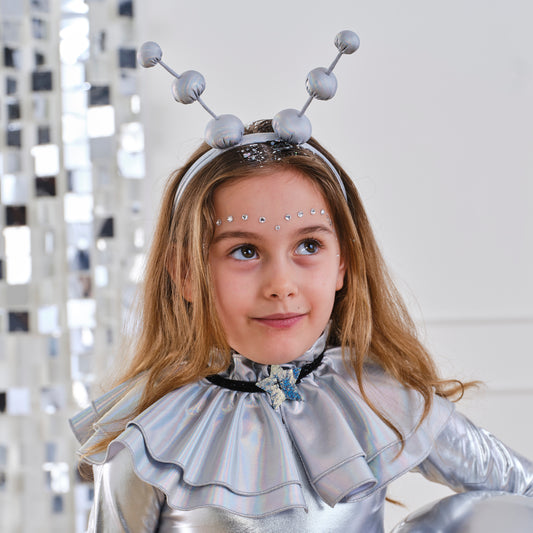 Silver Alien Headband