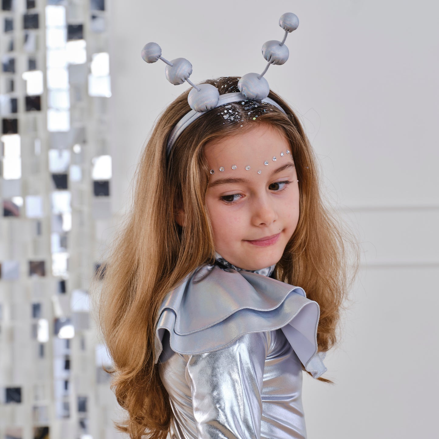 Silver Alien Headband