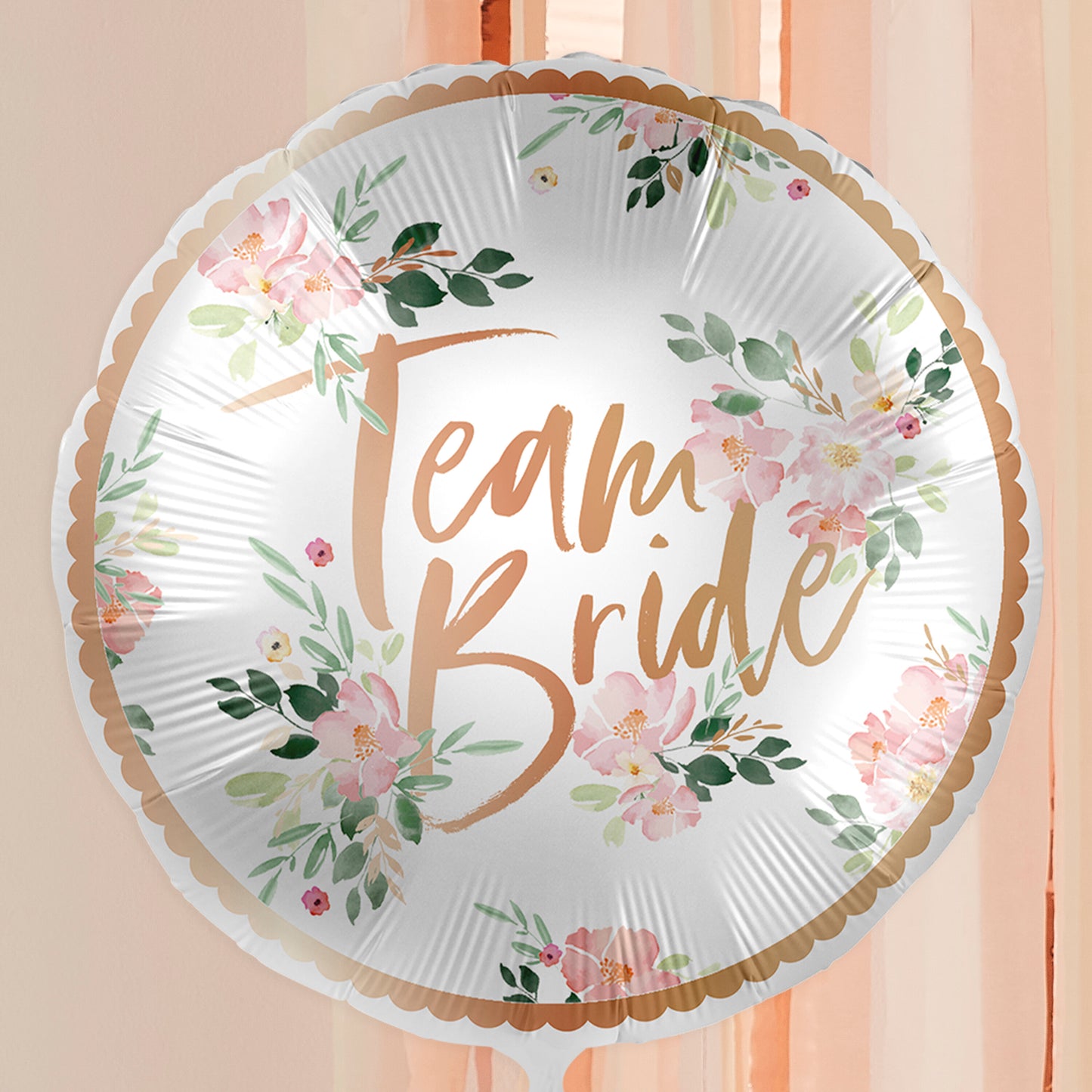 Floral Team Bride Hen Party Helium Balloon Delivered