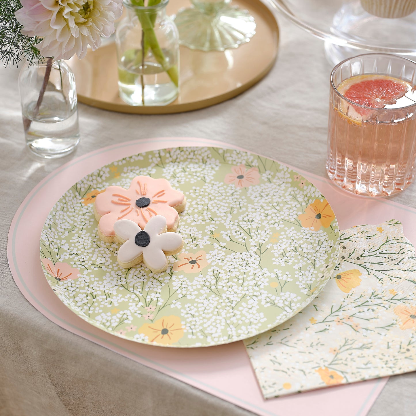 Hello Baby Floral Tableware Kit