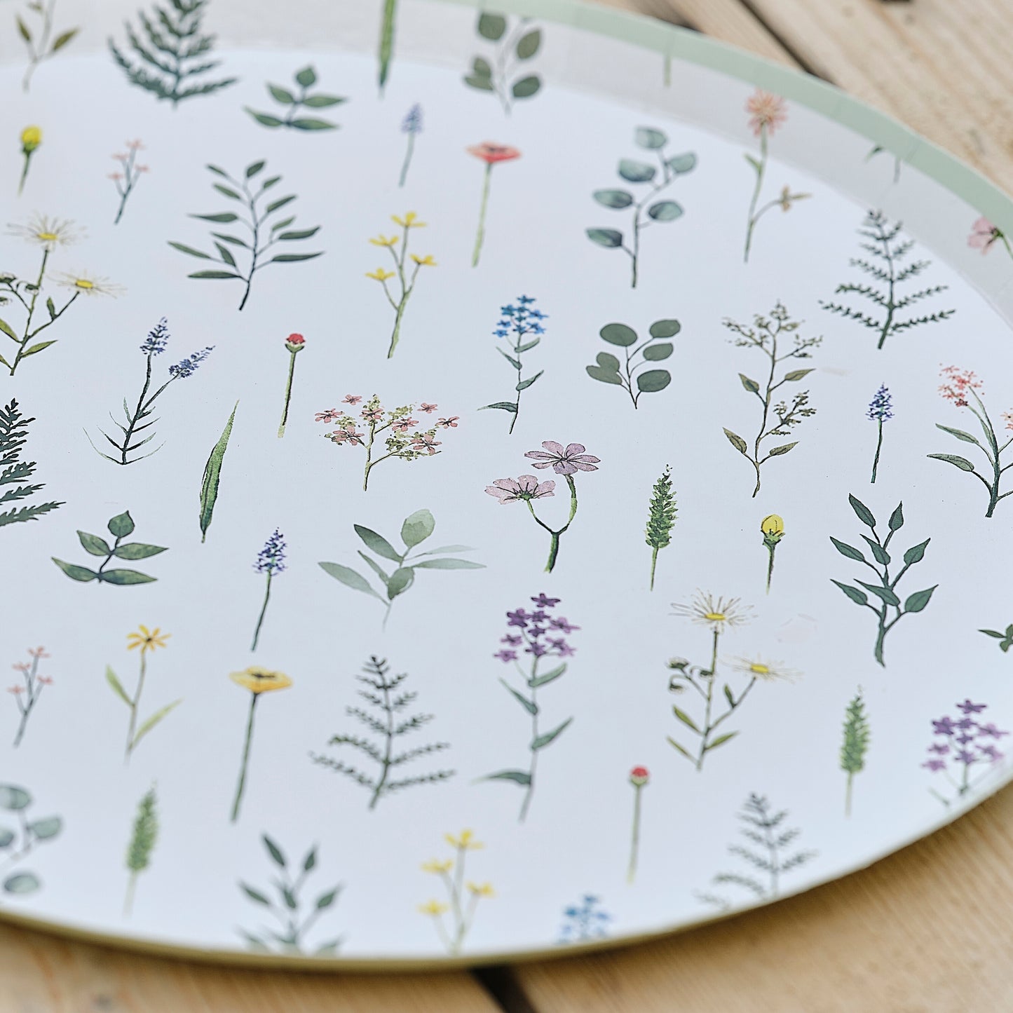 Floral Paper Plates