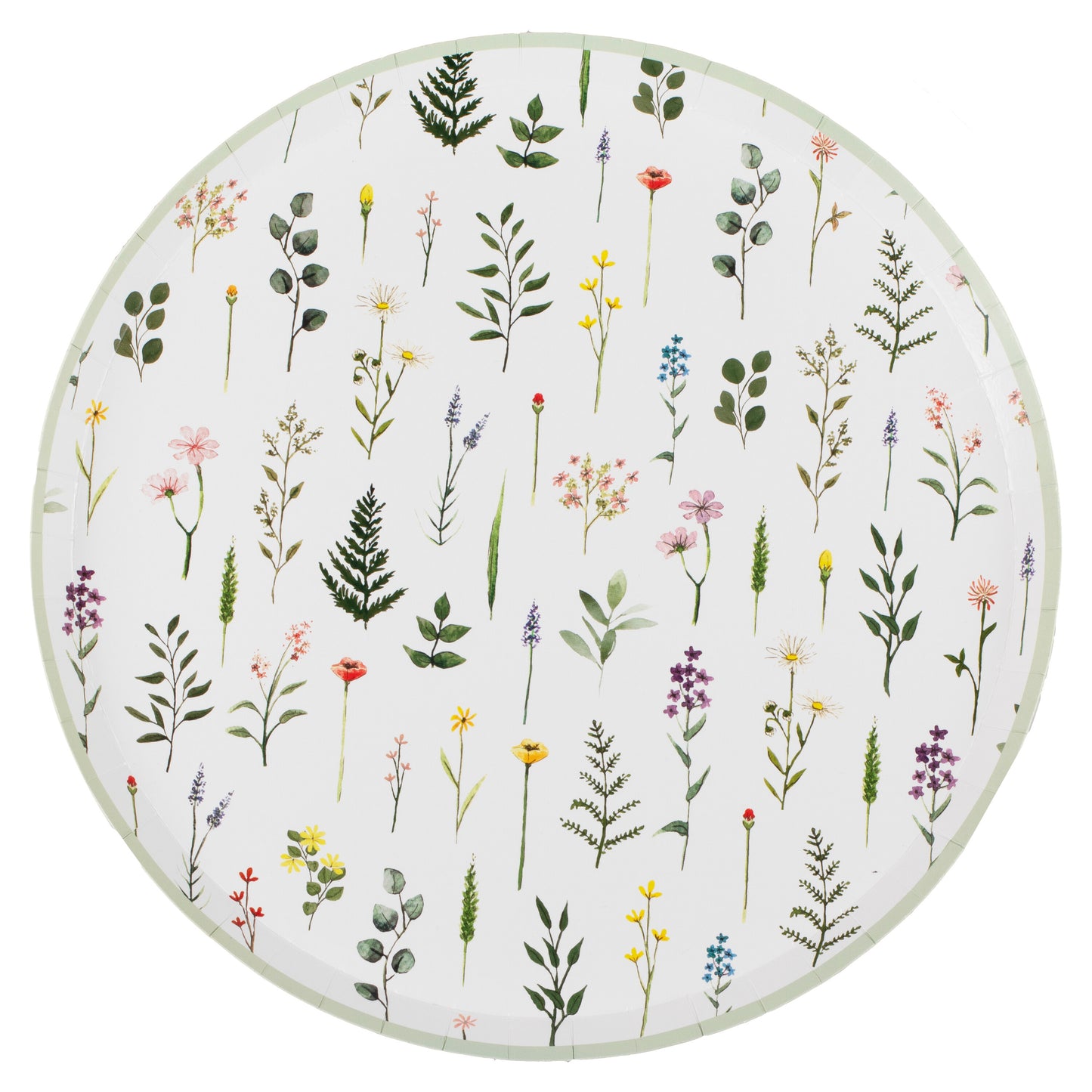 Floral Paper Plates