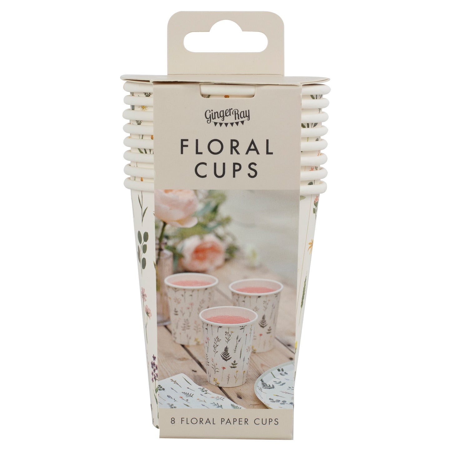 Floral Paper Cups
