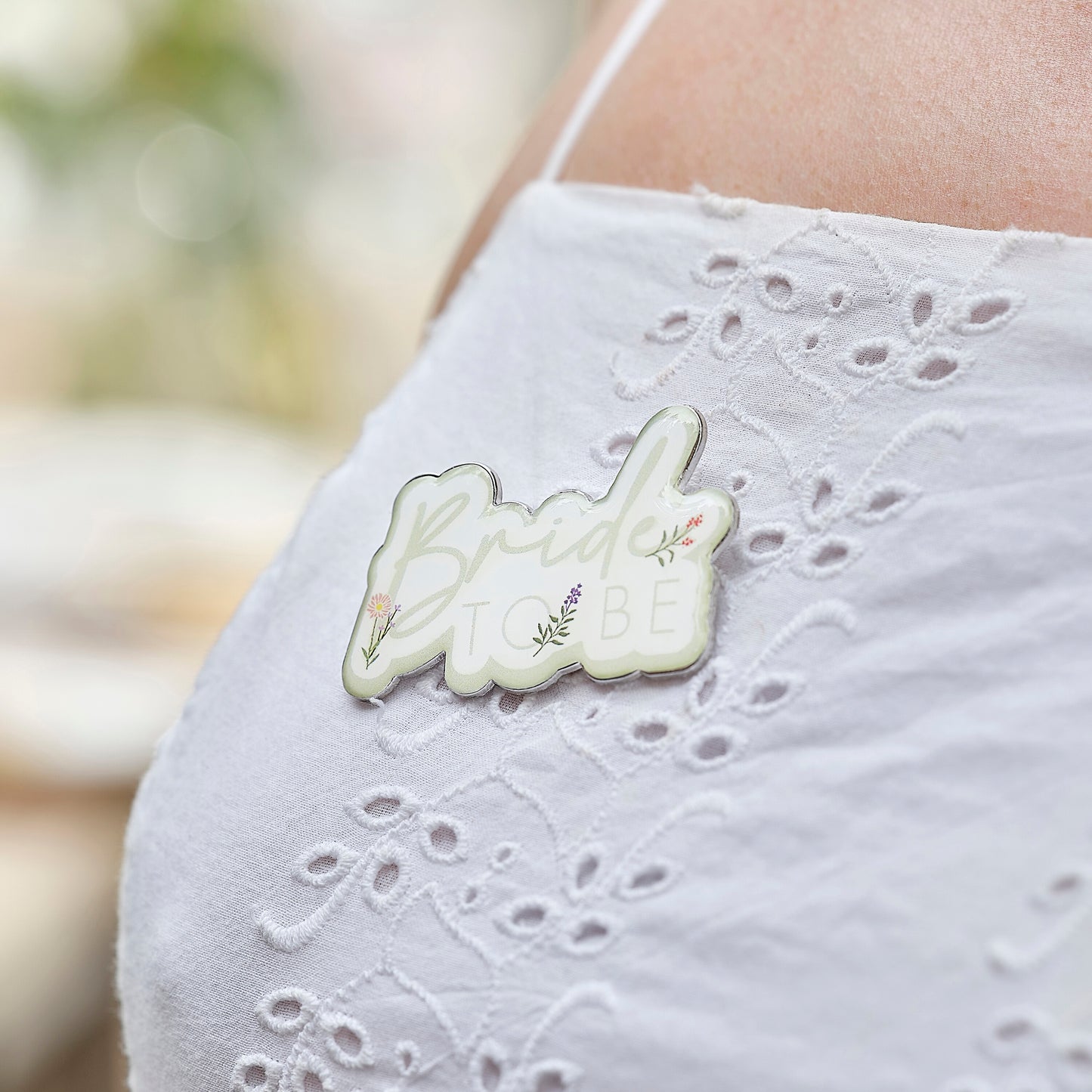Floral Bride To Be Hen Party Badge