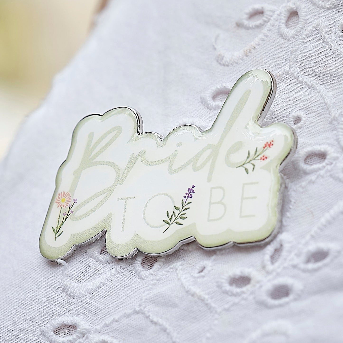 Floral Bride To Be Hen Party Badge