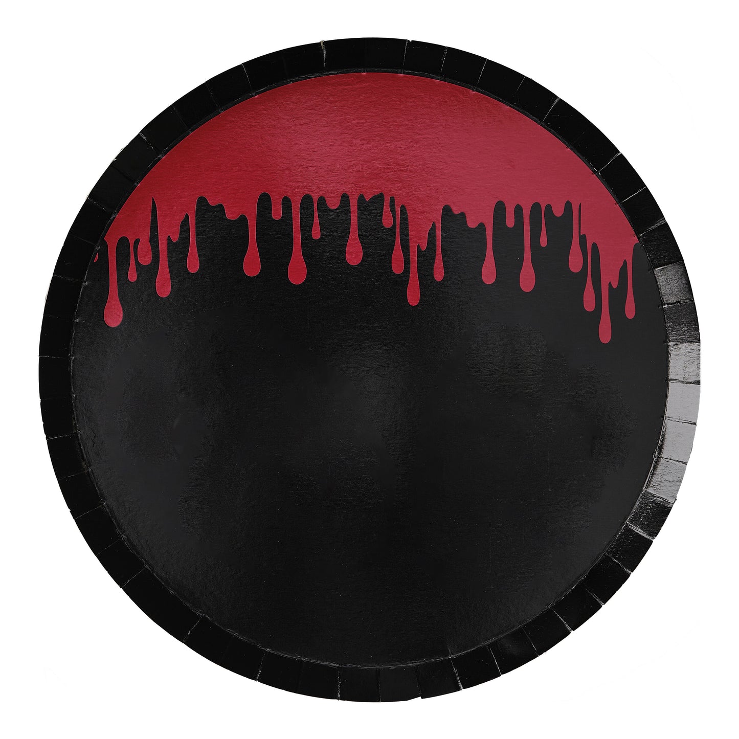 Blood Drip Foiled Paper Halloween Plates