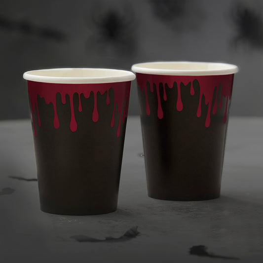 Blood Drip Halloween Party Paper Cups