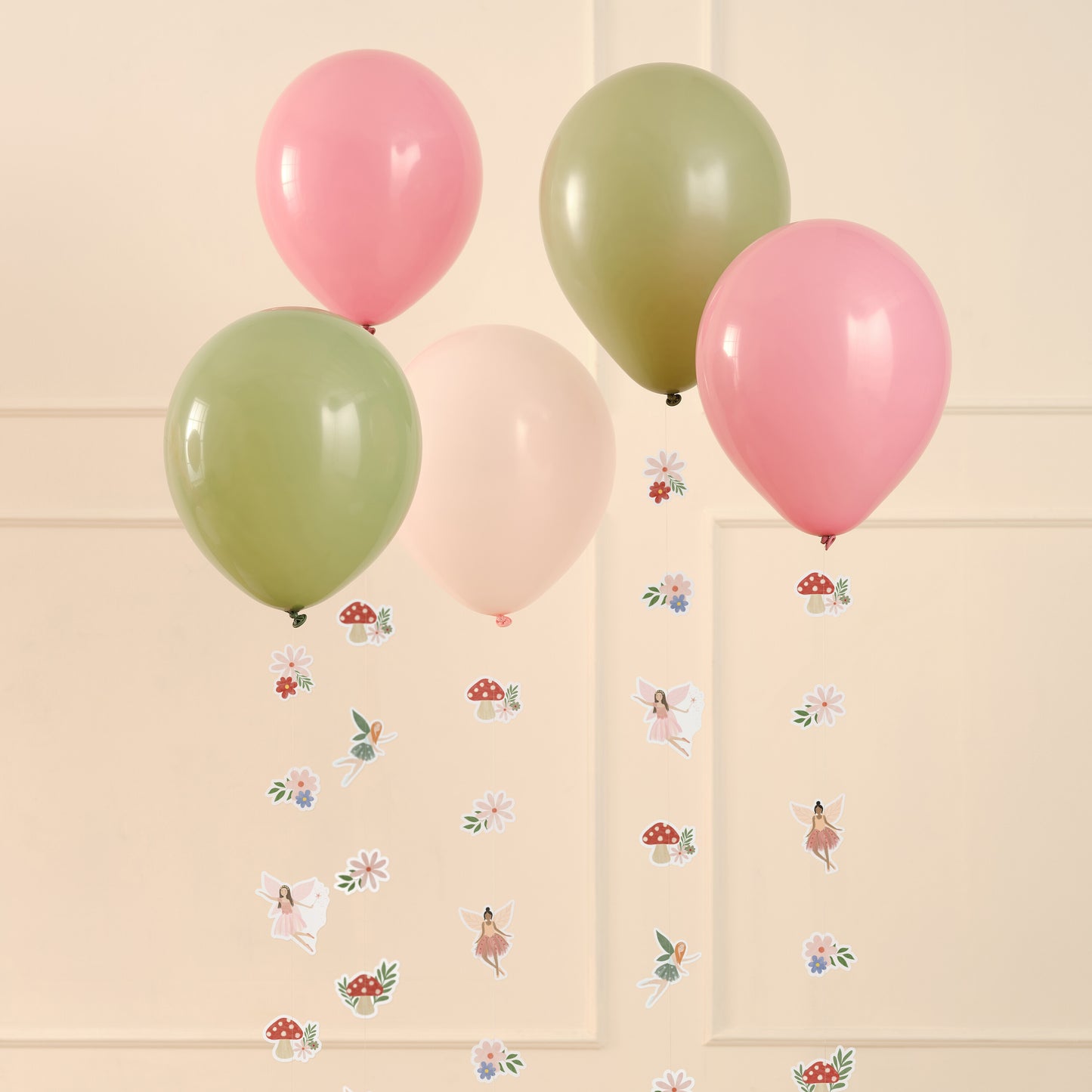 Balloon Bundle with Fairy and Floral Tails