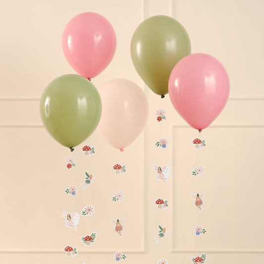 Balloon Bundle with Fairy and Floral Tails