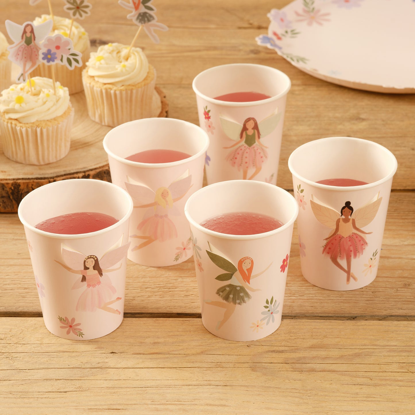 Fairy Paper Cups with Pop Out Wings