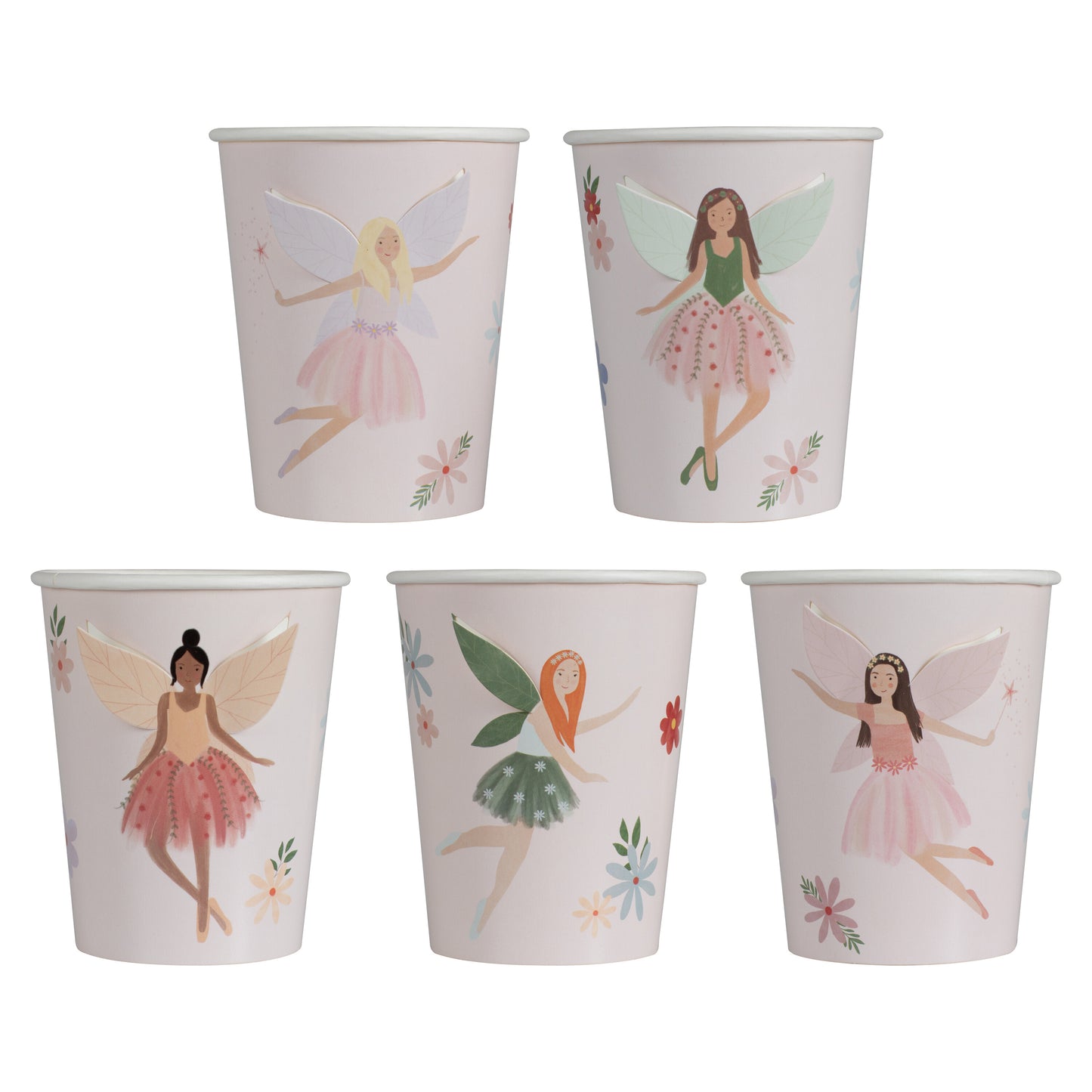 Fairy Paper Cups with Pop Out Wings