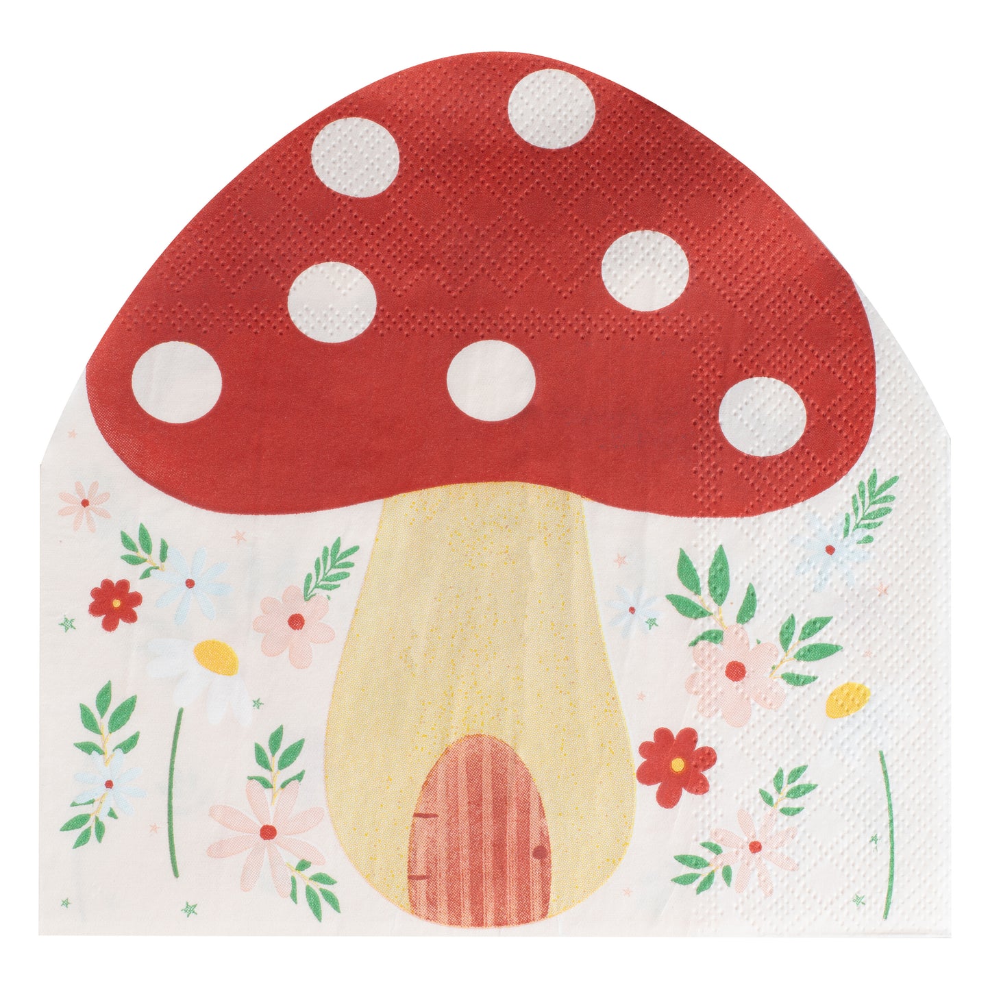 Toadstool Shaped Paper Napkins