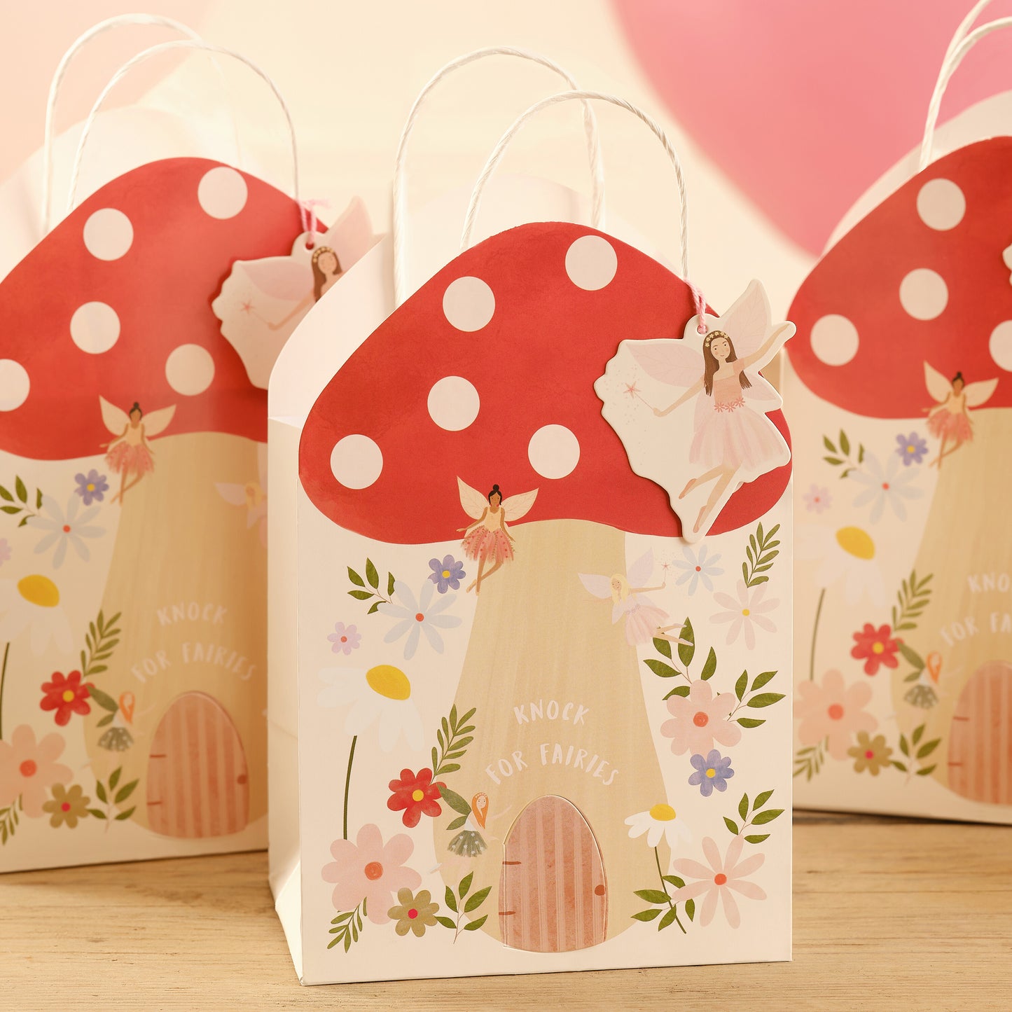 Toadstool Shaped Party Bags