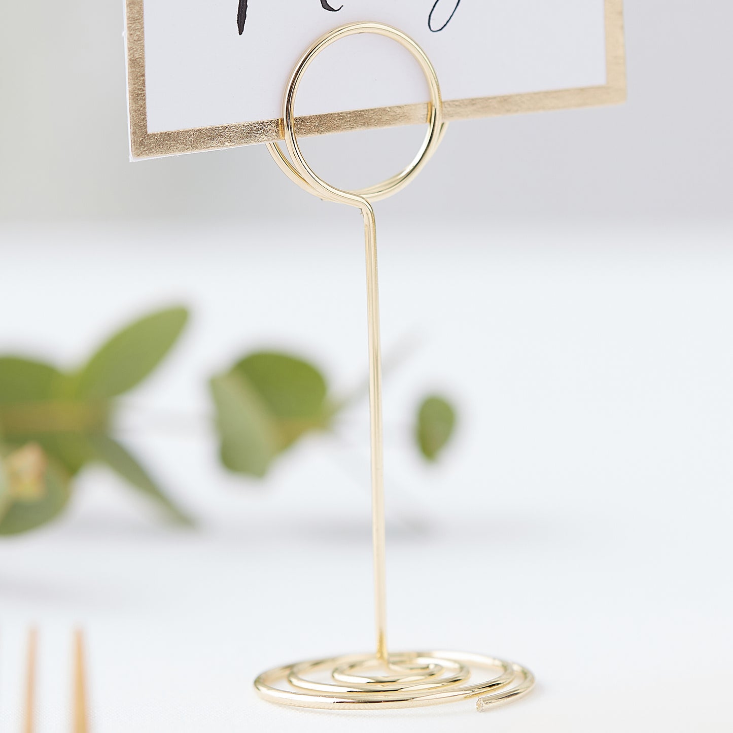 Gold Photo & Table Number Holder