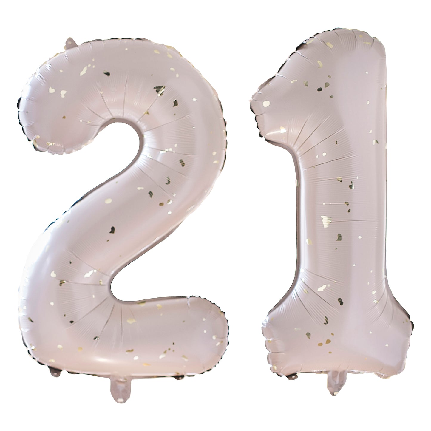 Gold Speckle 21st Birthday Balloons