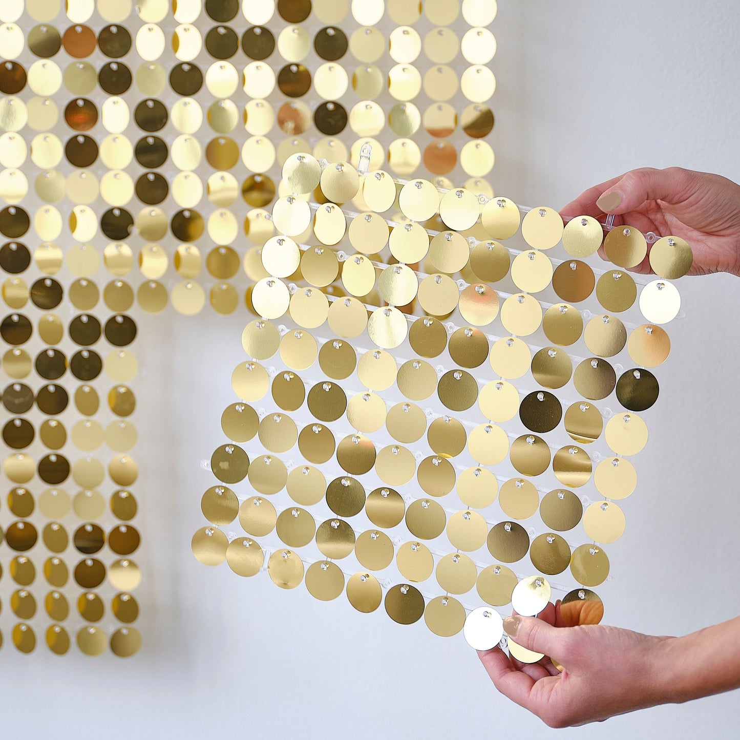 Shimmer Wall Gold Backdrop Panels