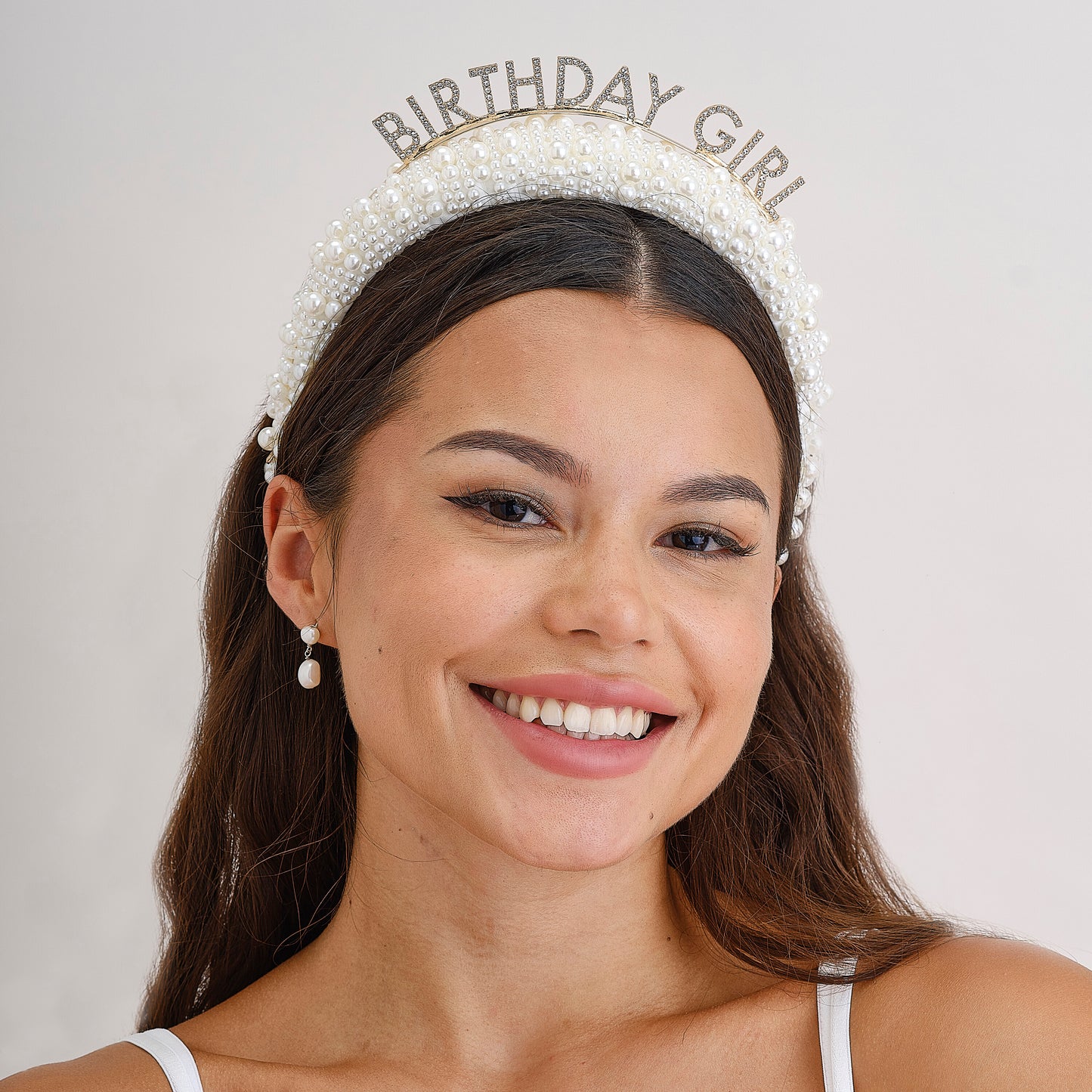 Pearl Birthday Girl Headband