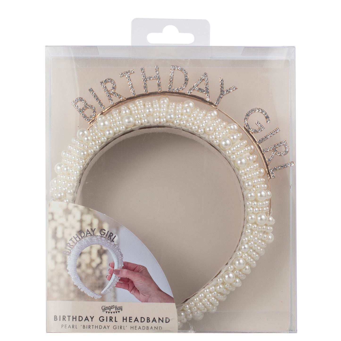Pearl Birthday Girl Headband