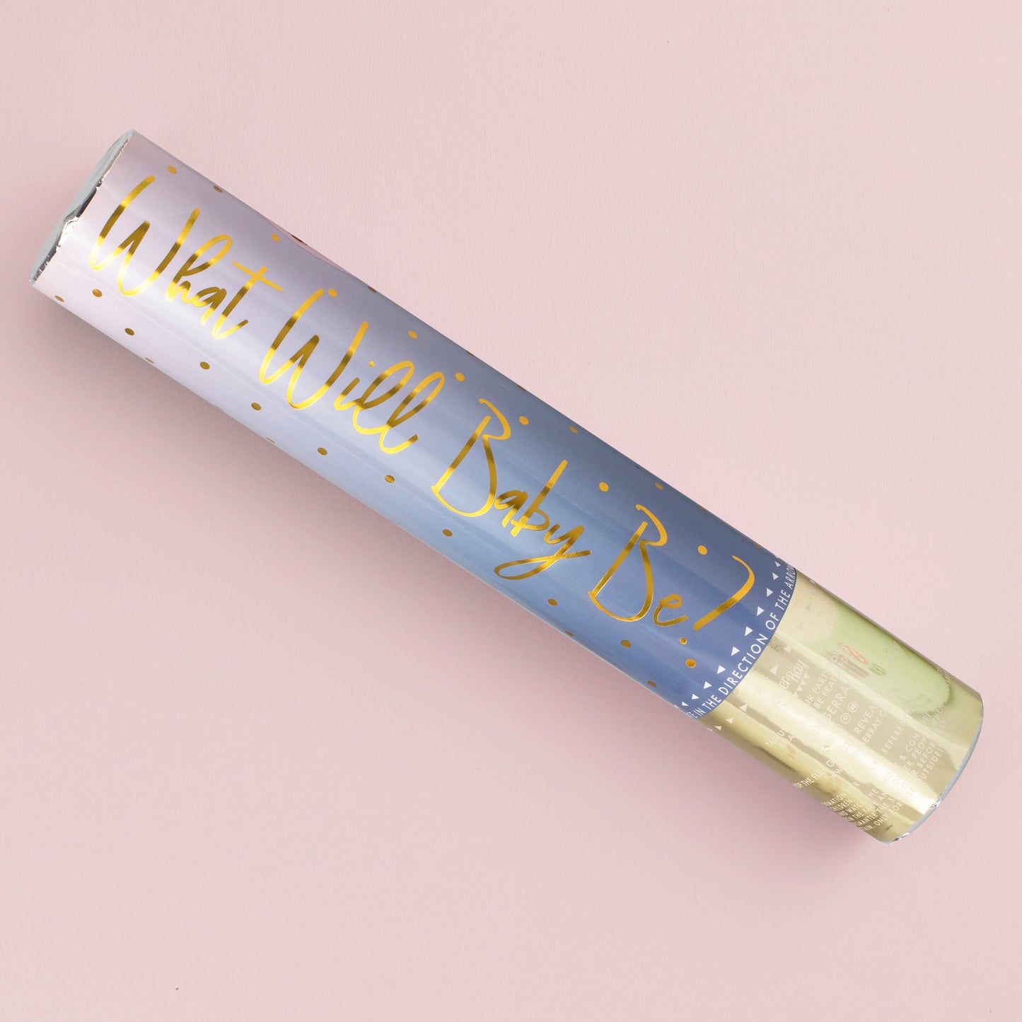 Pink Gender Reveal Smoke Cannon With Confetti - 2 Pack