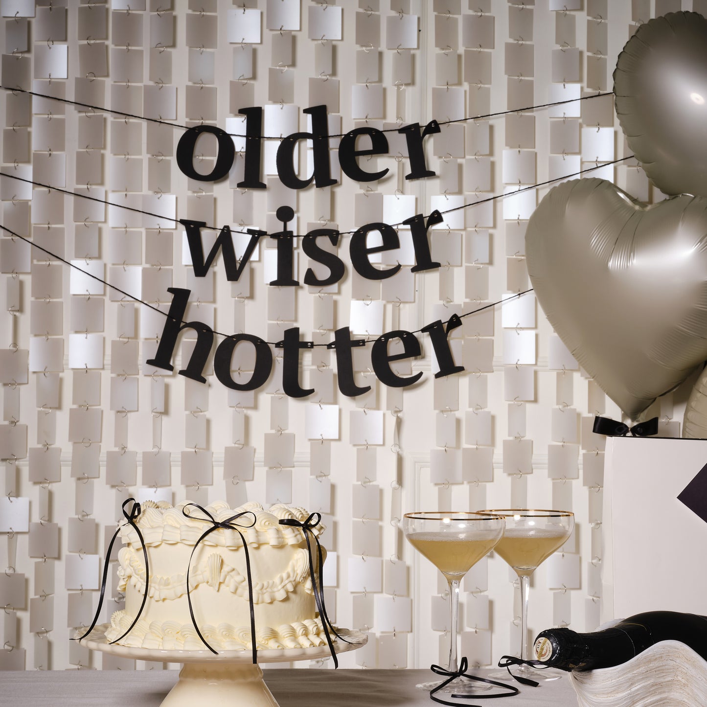 Black 'older, wiser, hotter' bunting