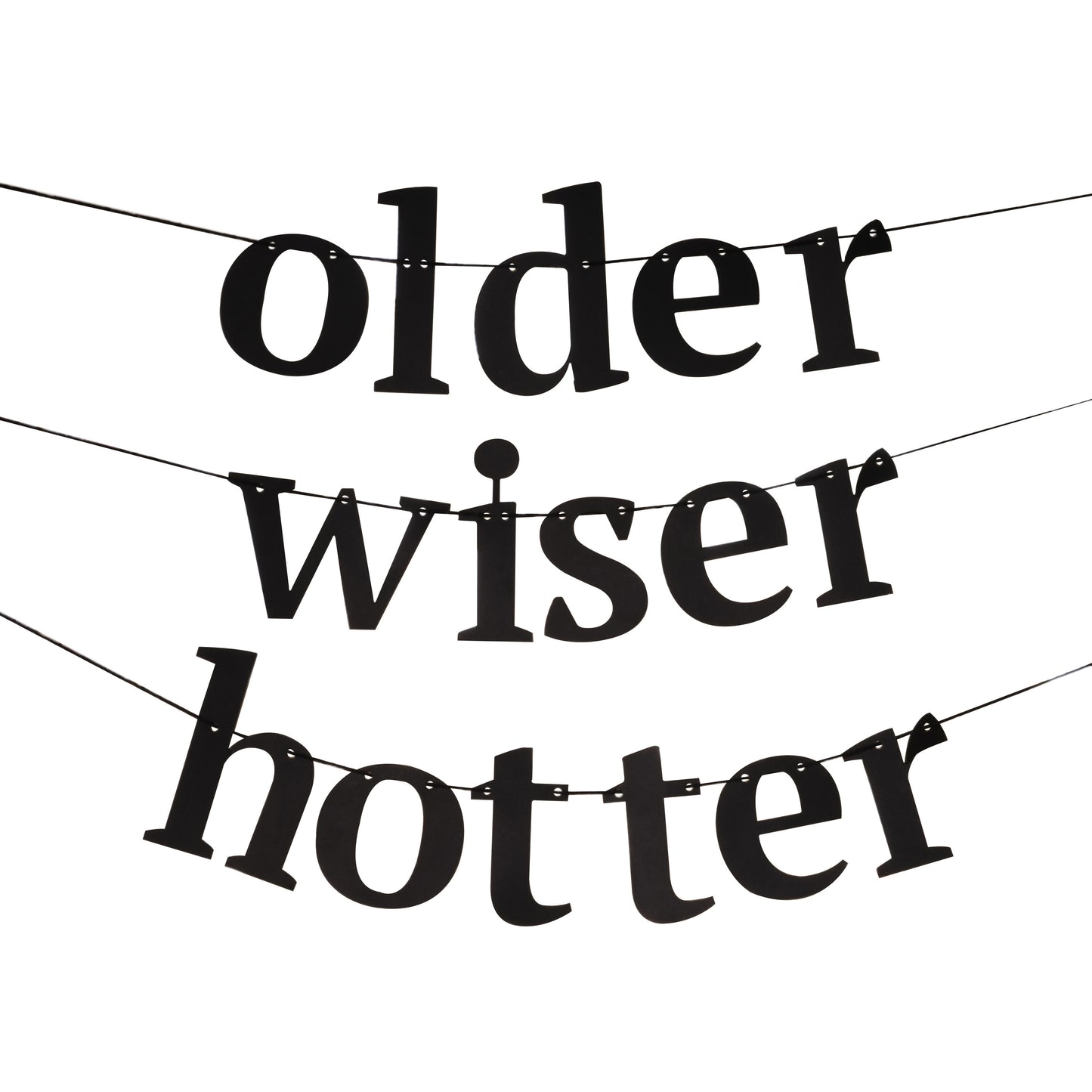 Black 'older, wiser, hotter' bunting