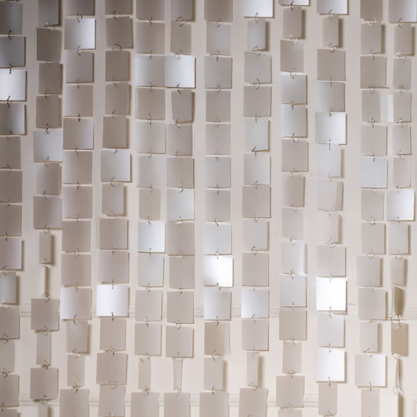 Pearlised Sequin Hanging Backdrop Decoration