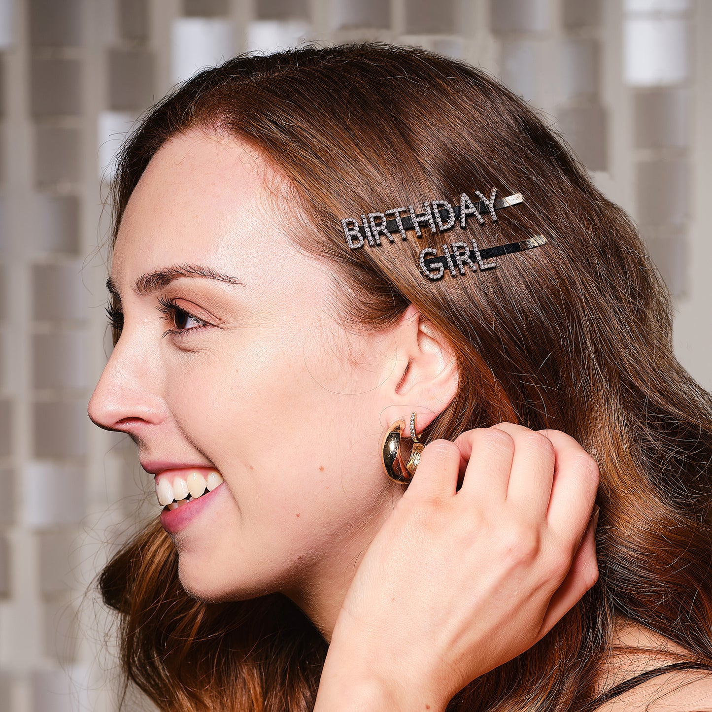 Pearl Embellished 'Birthday Girl' Hair Slides