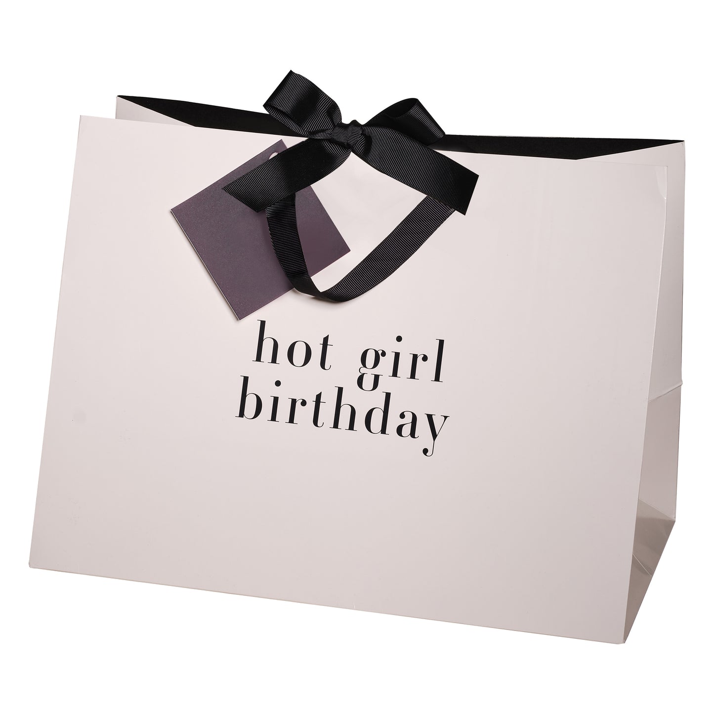 Cream 'Hot Girl Birthday' Gift Bag