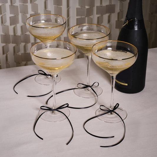 Black Bow Drink Markers