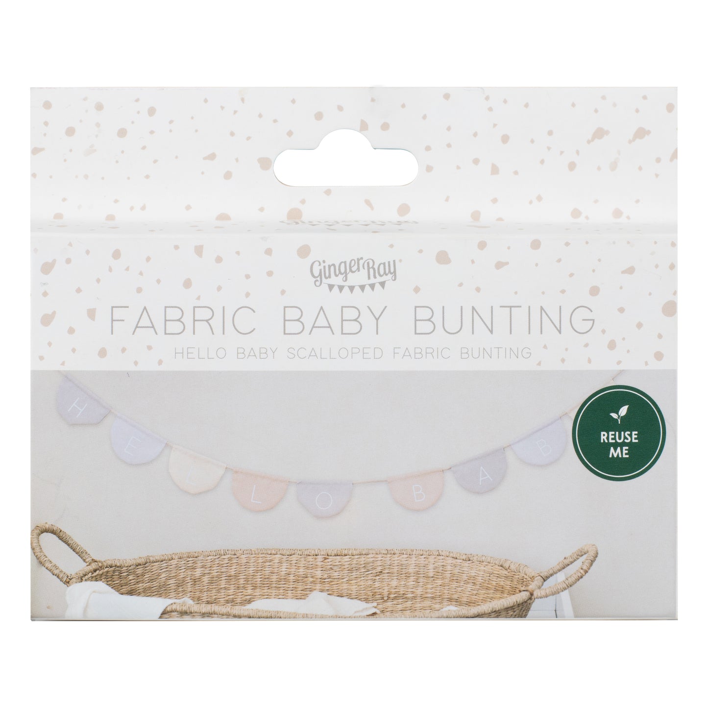Hello Baby Fabric Baby Bunting