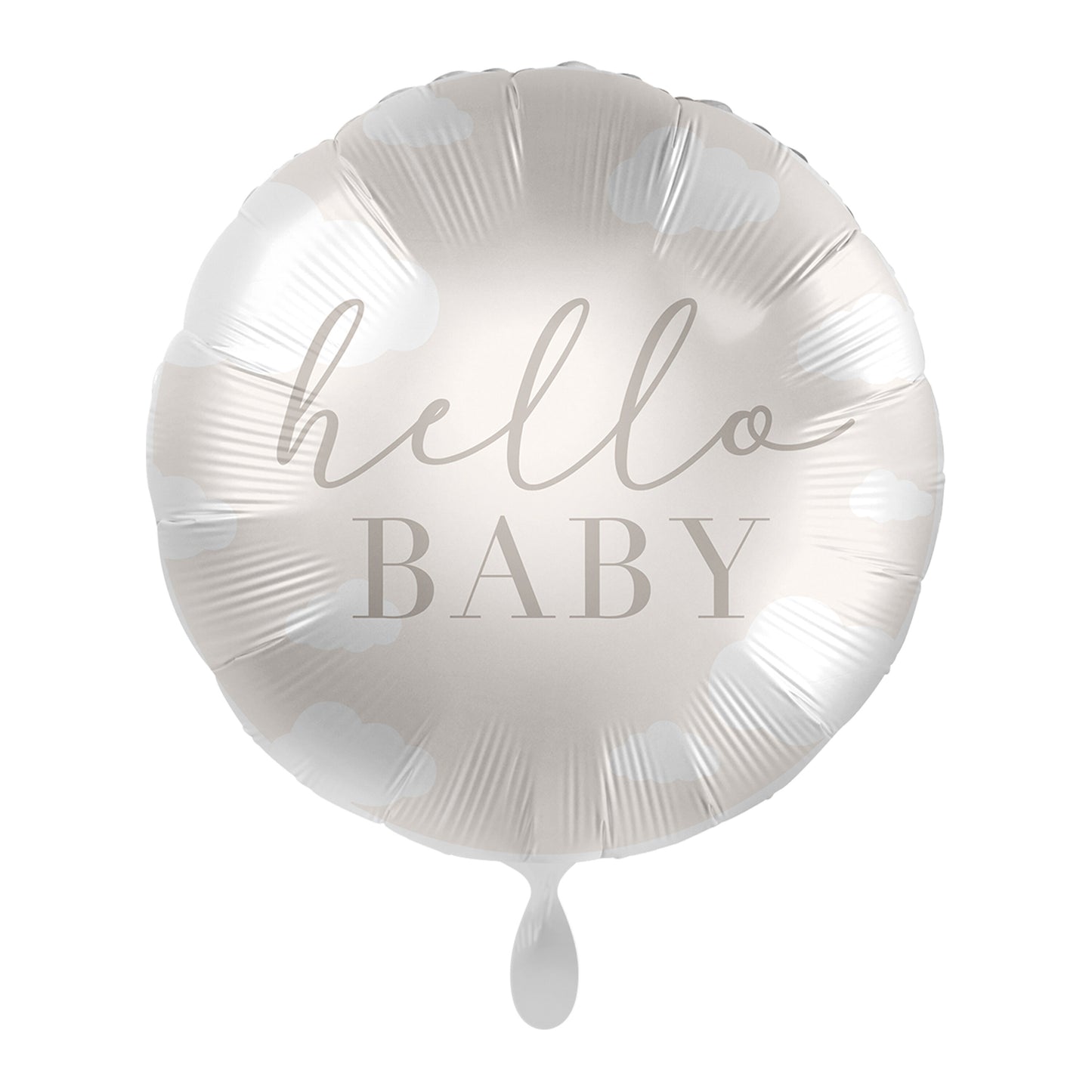 Hello Baby Clouds Baby Shower Helium Balloon Delivered