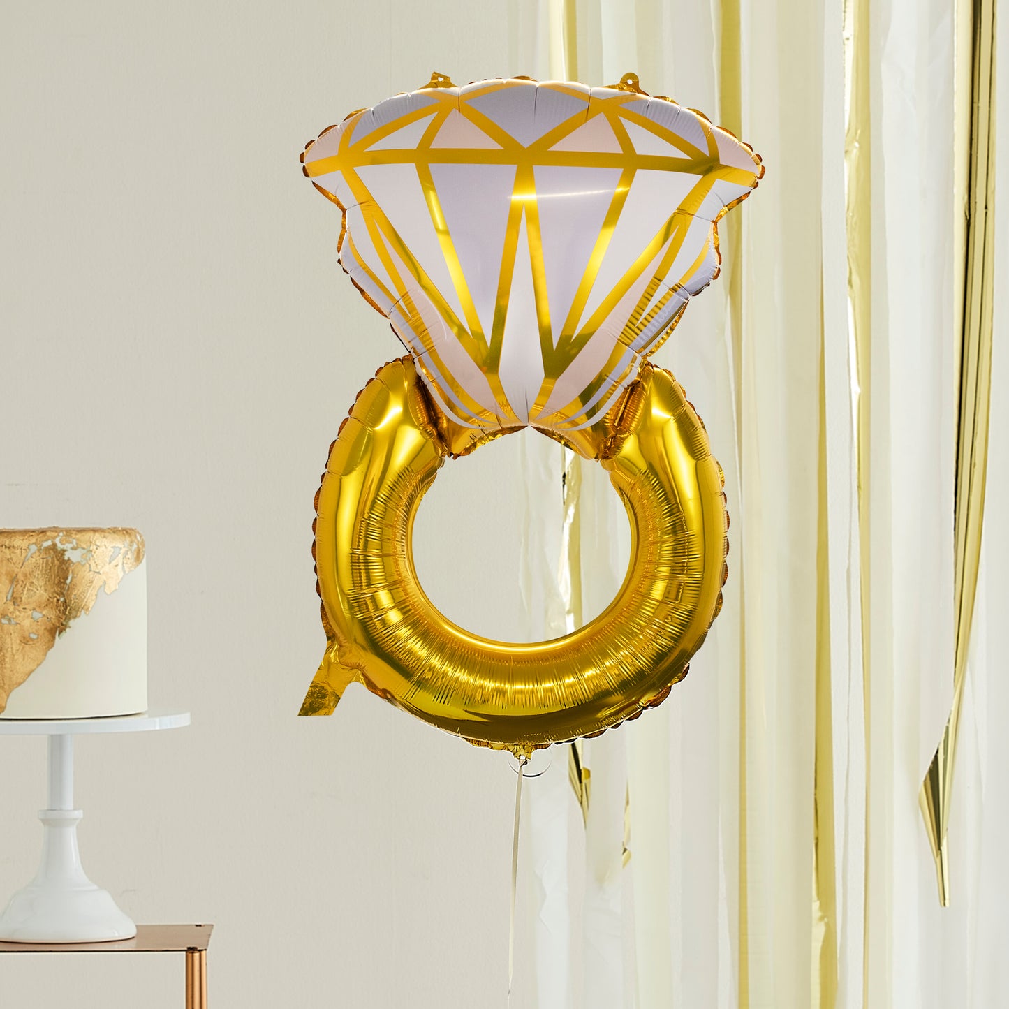 Engagement Ring Helium Balloon Delivered