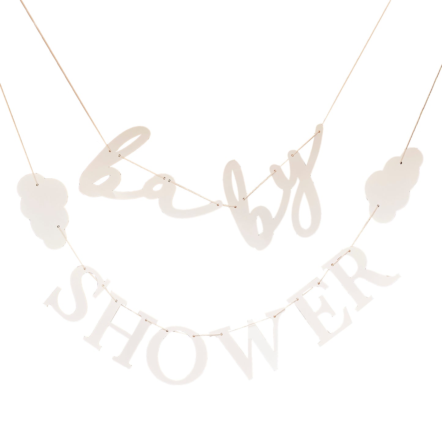 Clouds Baby Shower Bunting