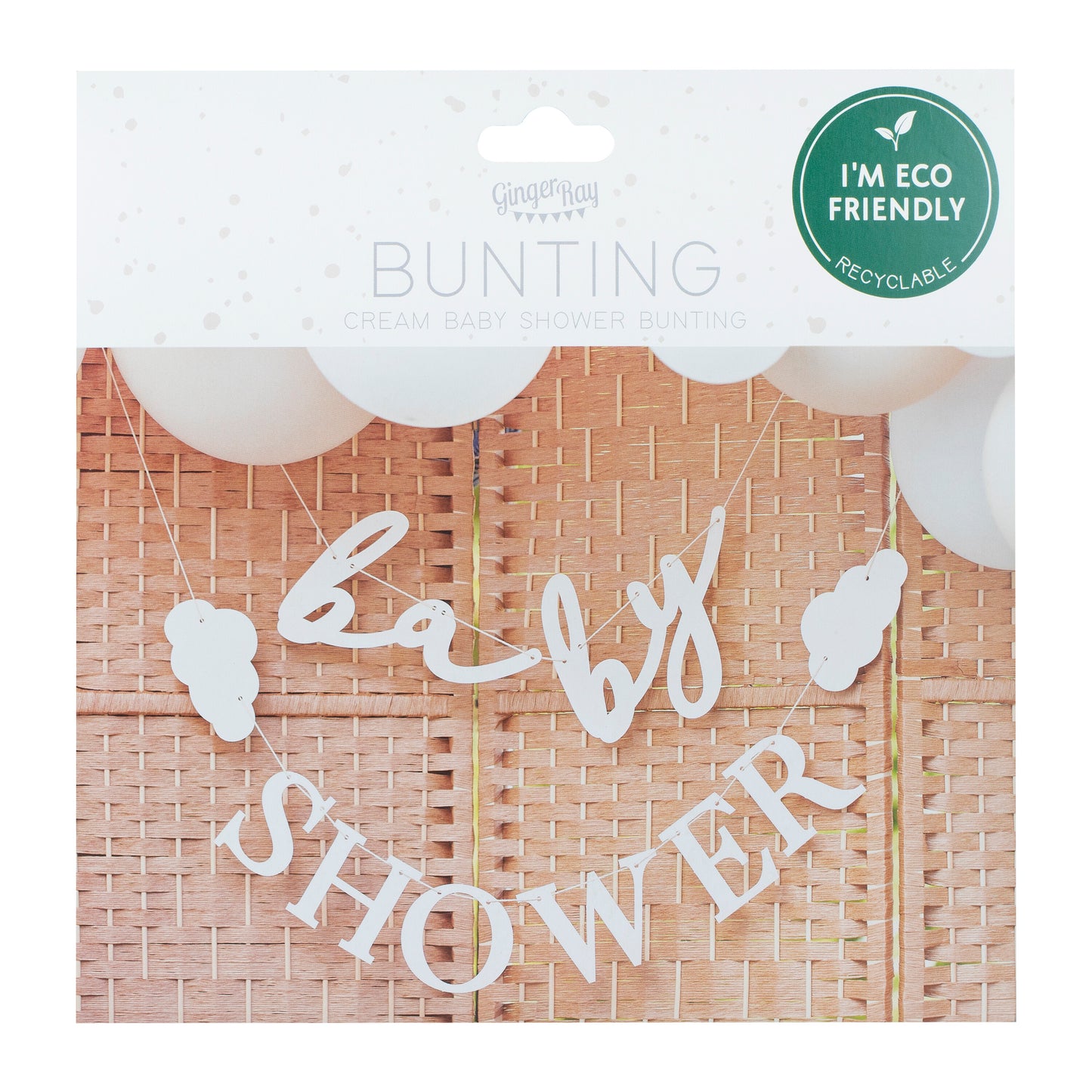 Clouds Baby Shower Bunting