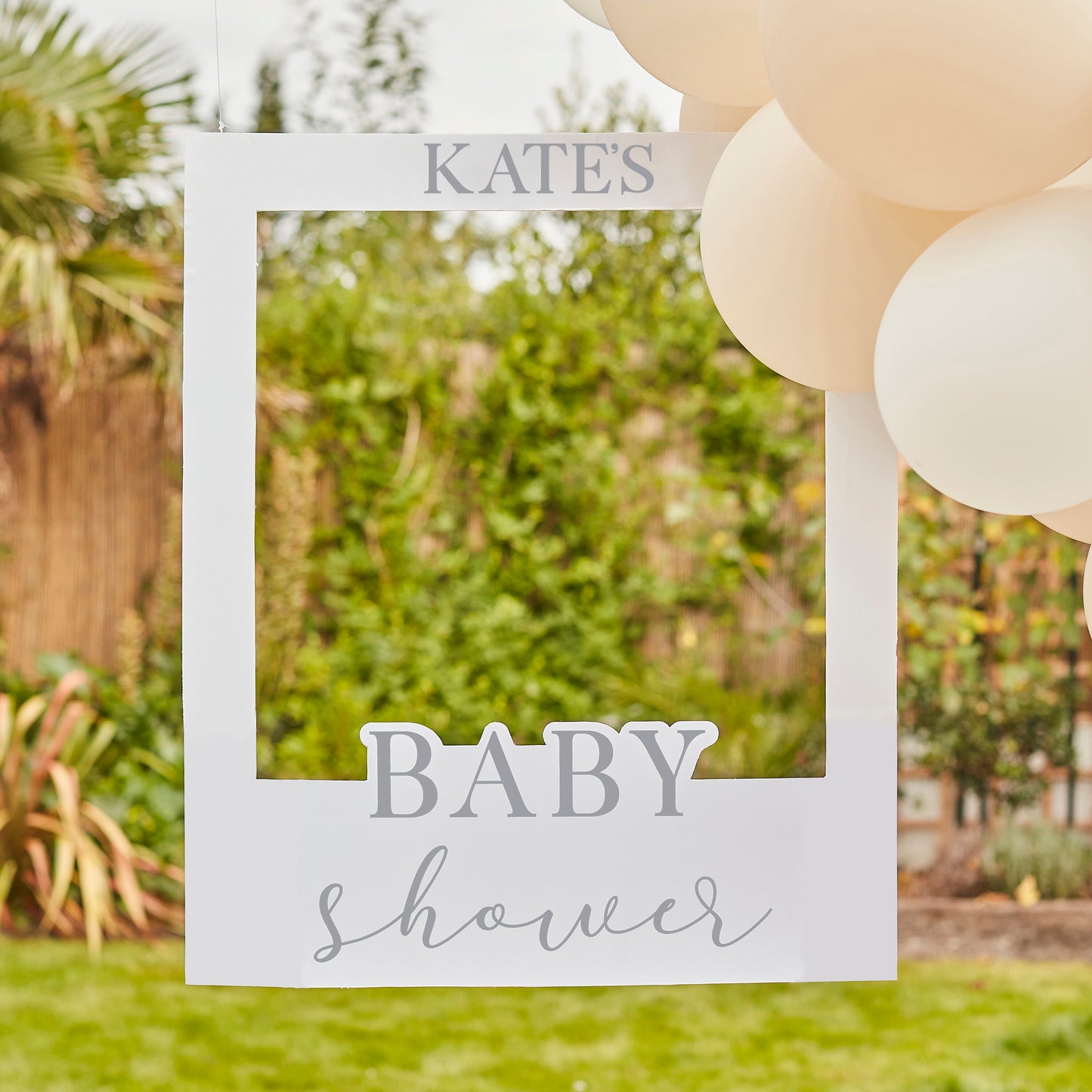 Customisable Baby Shower Photo Booth Frame