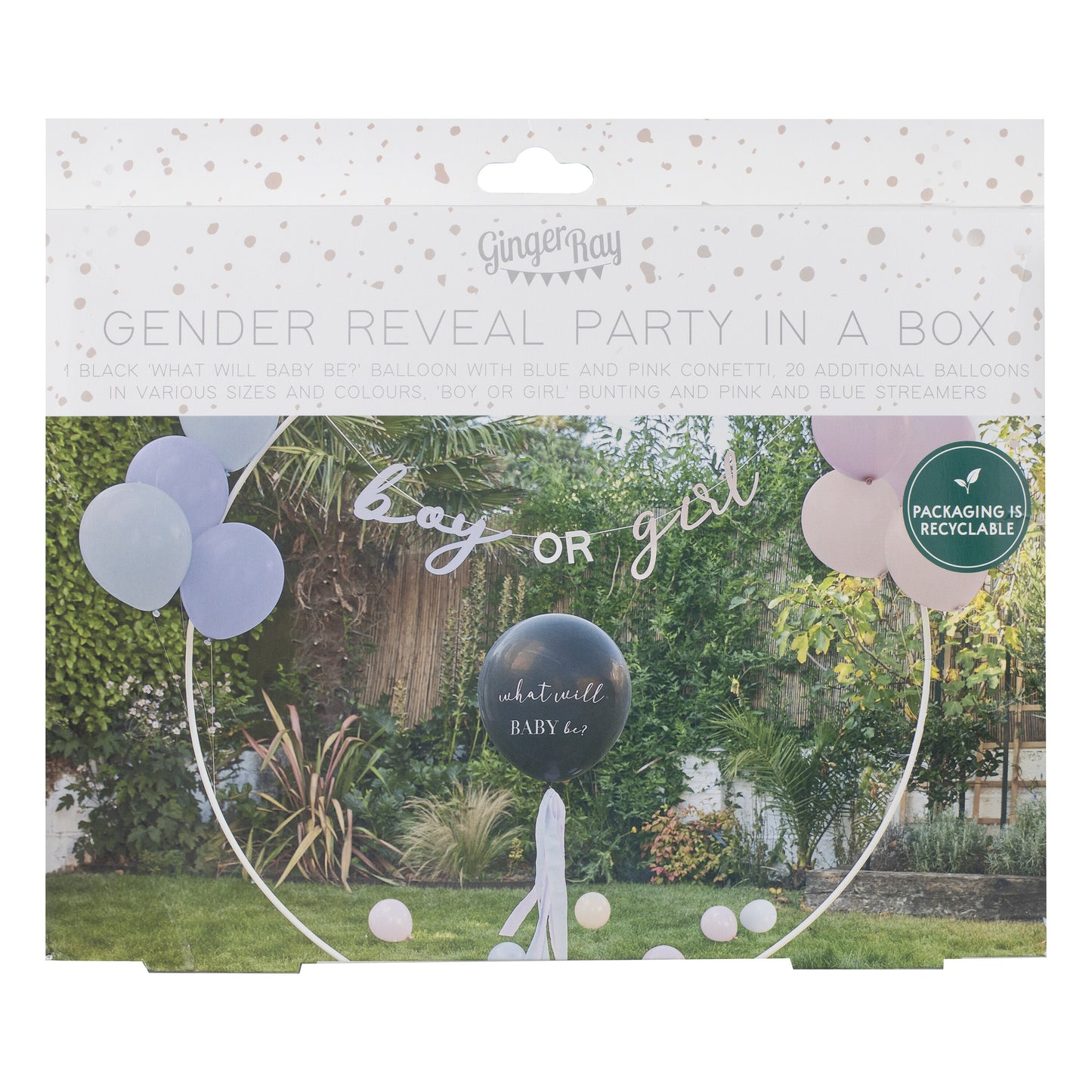 What Will Baby Be Gender Reveal Balloon Kit