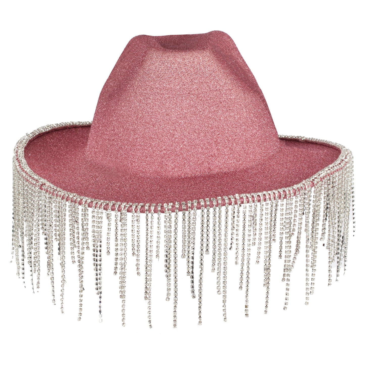 Pink Glitter Cowboy Hat