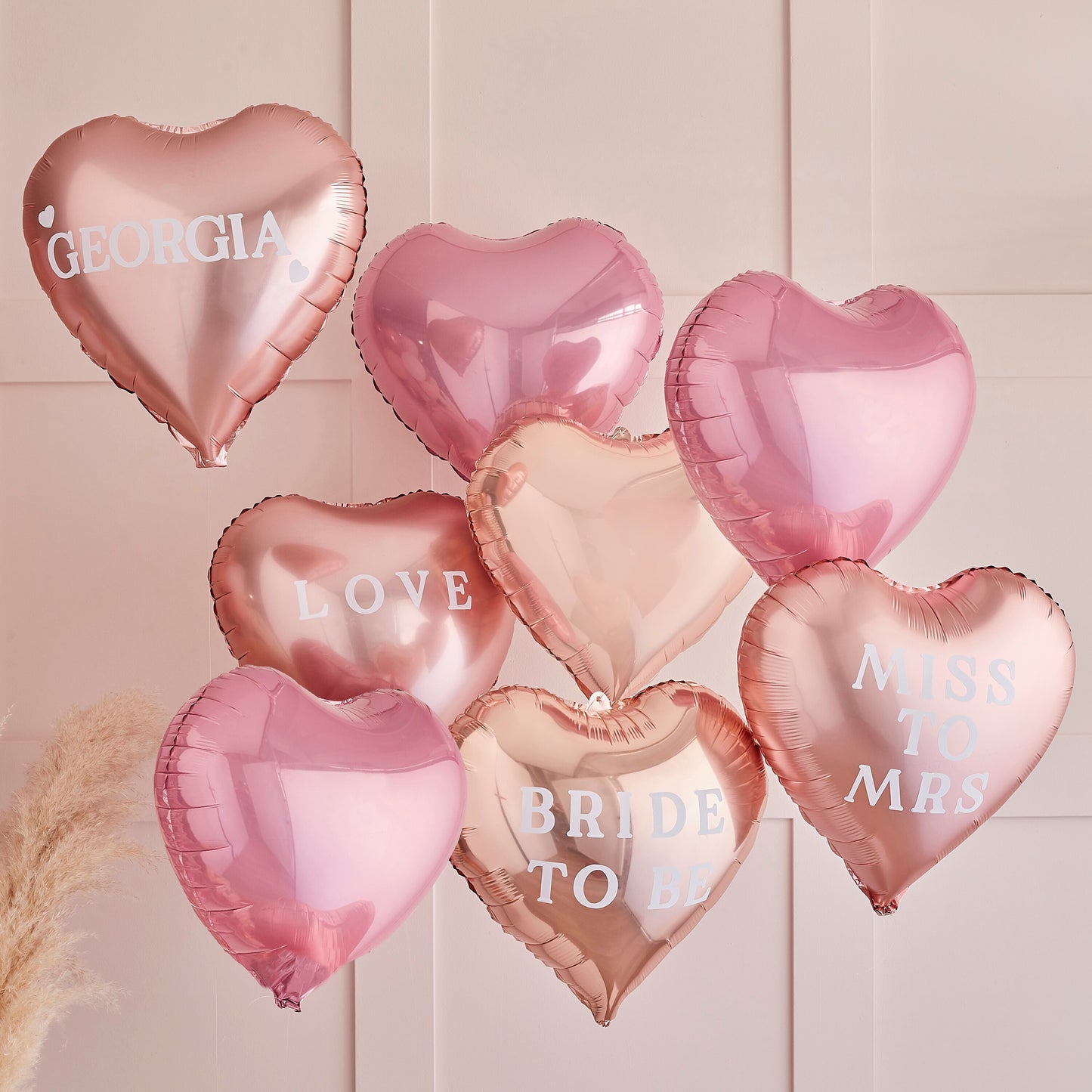 Customisable Heart Balloons With Stickers