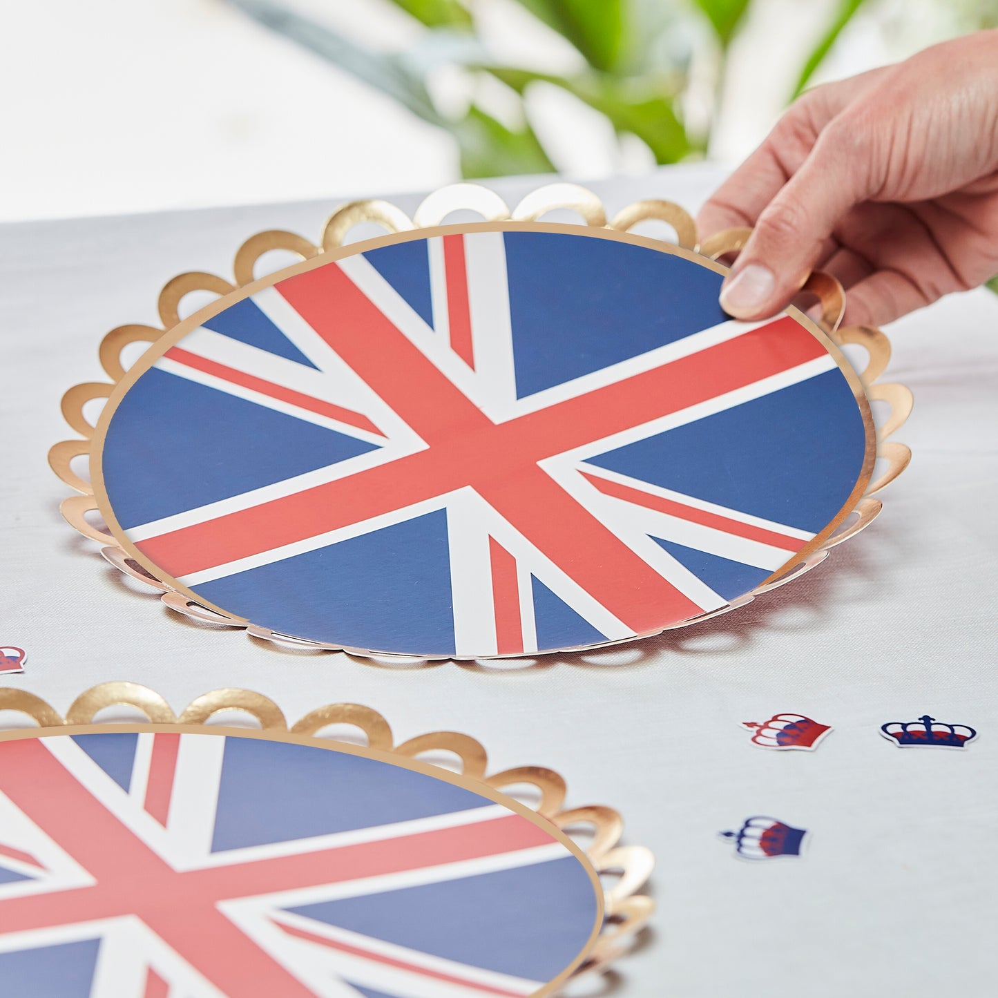 Union Jack Paper Plates