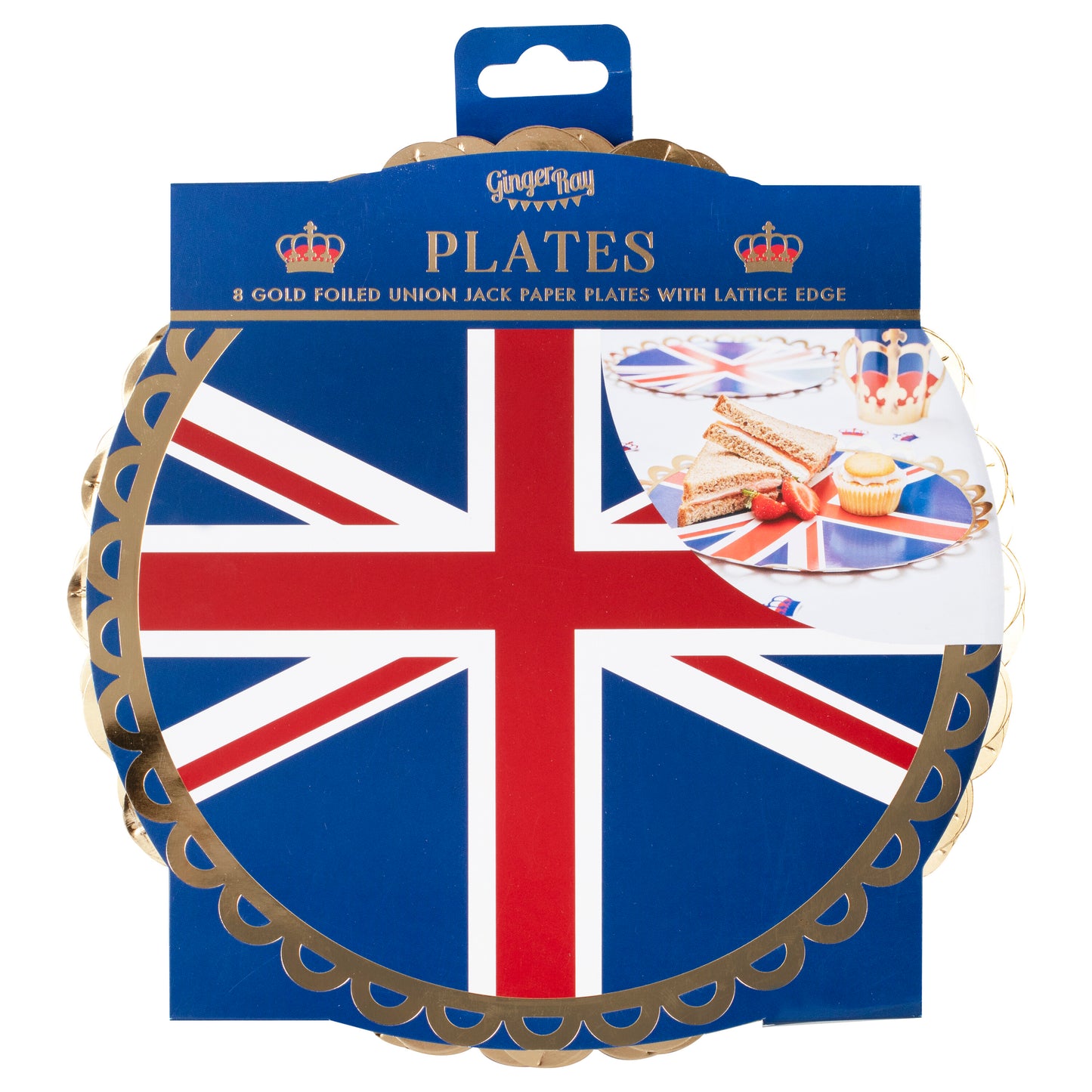 Union Jack Paper Plates