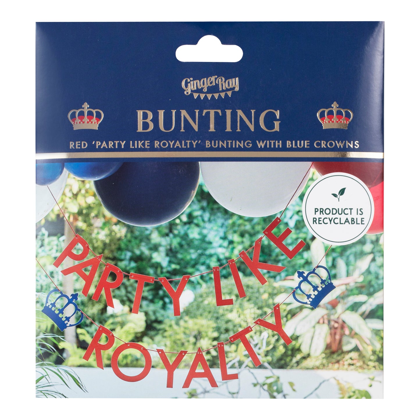 Party Like Royalty Paper Bunting