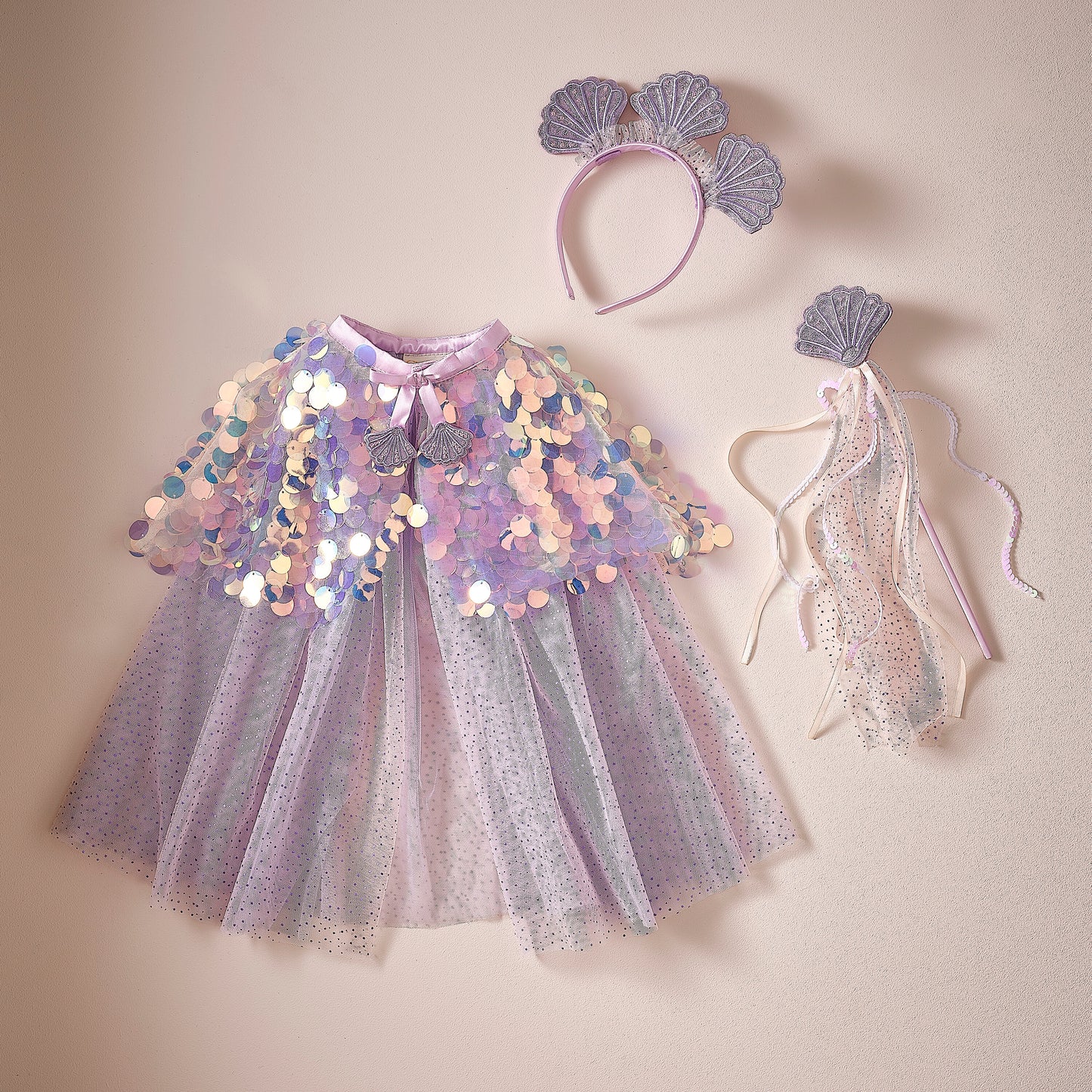 Purple Sequin Mermaid Costume