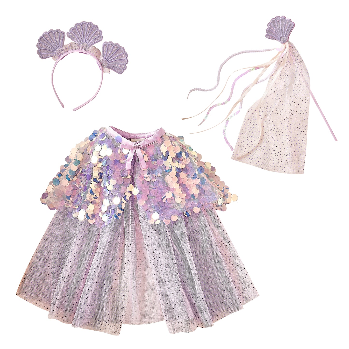 Purple Sequin Mermaid Costume