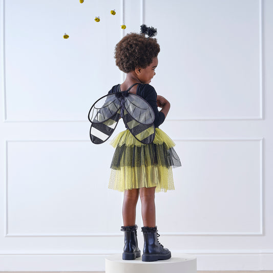 Black and Yellow Bumble Bee Costume - Ages 3-5