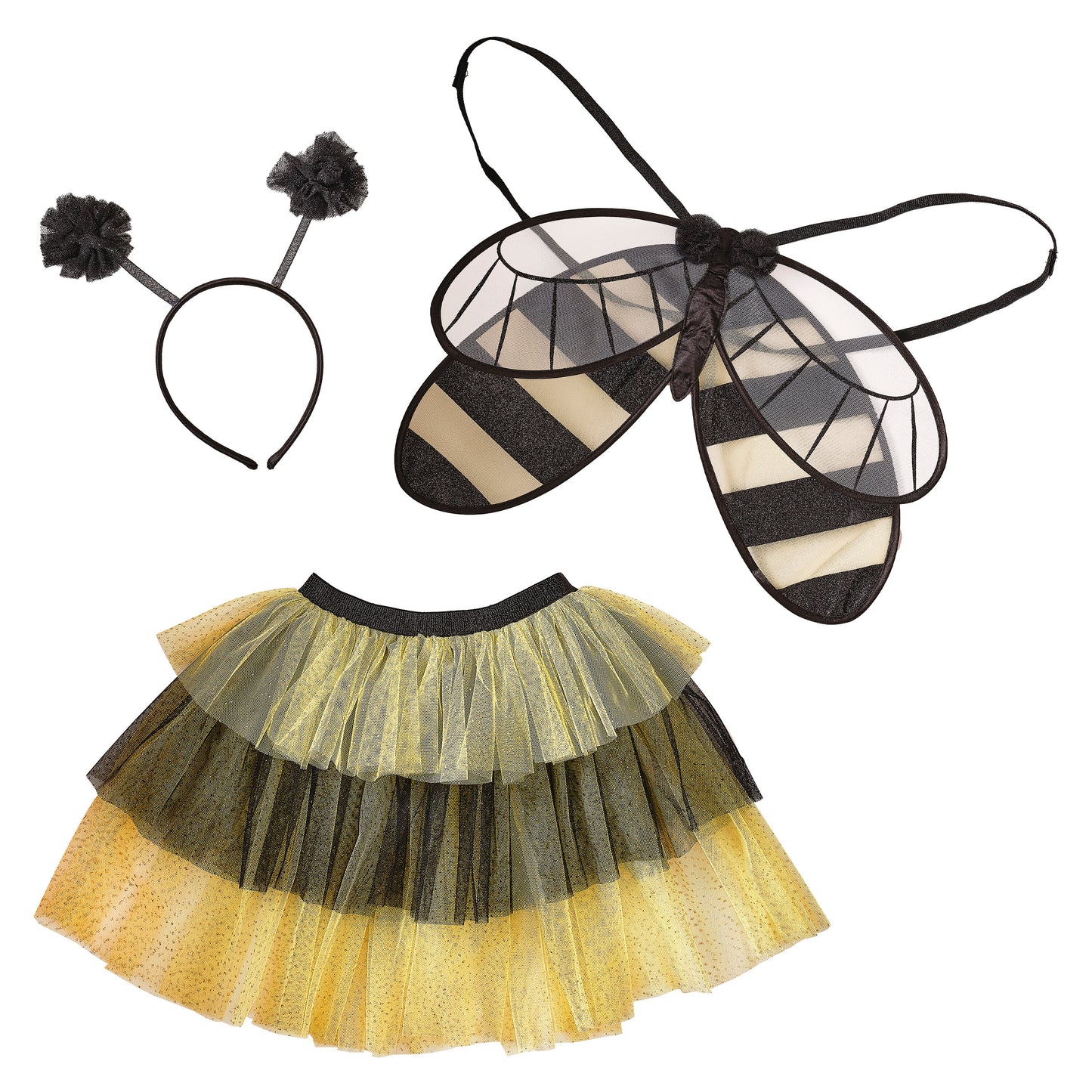 Black and Yellow Bumble Bee Costume - Ages 3-5