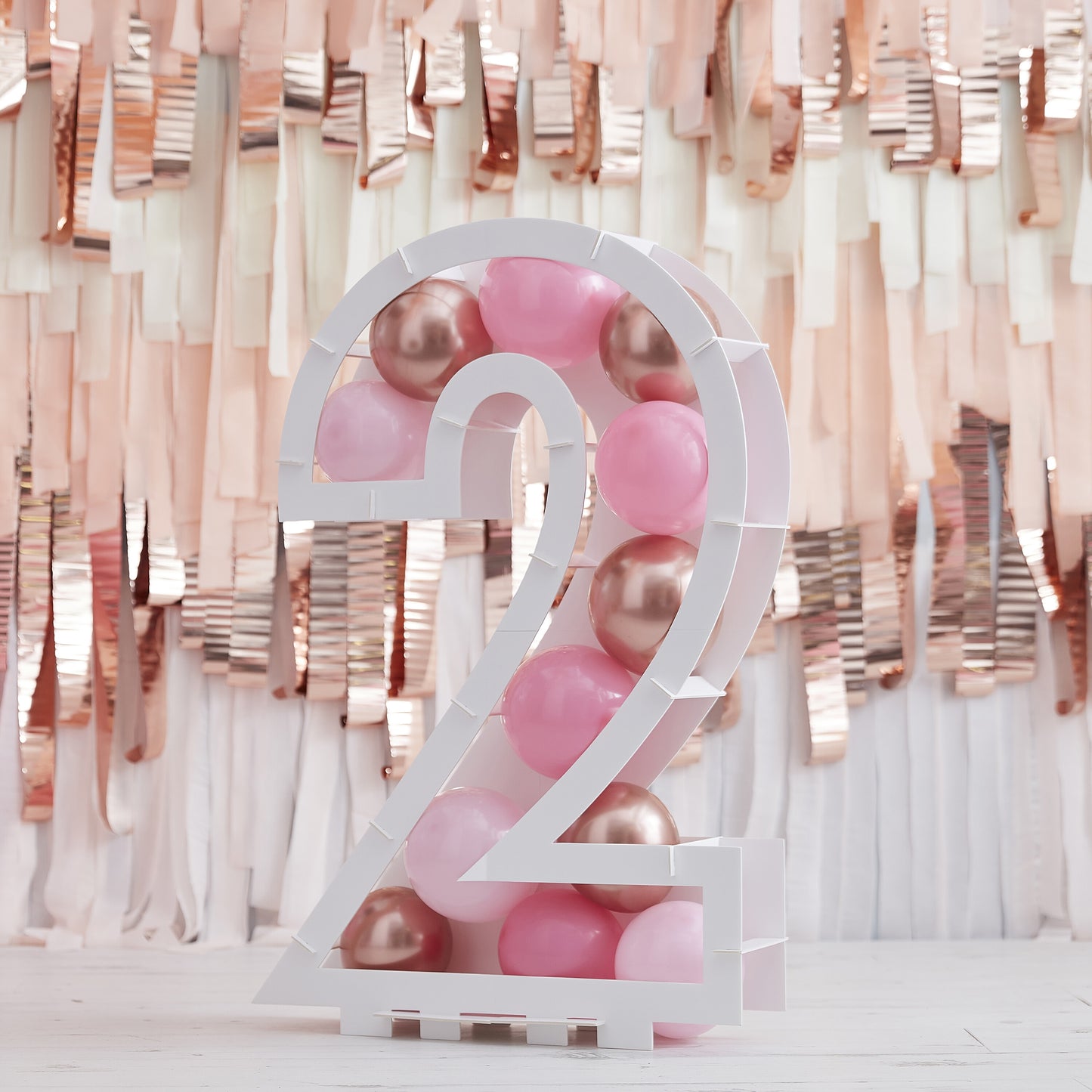 2022 Pink Balloon Mosaic Number Stand
